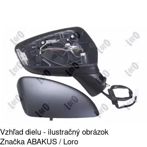 Vonkajšie zrkadlo 45D1514M /POLCAR/ - obr. 1