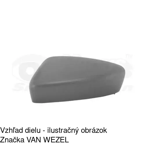 Rám vonkajšieho zrkadla 45D154PM /POLCAR/