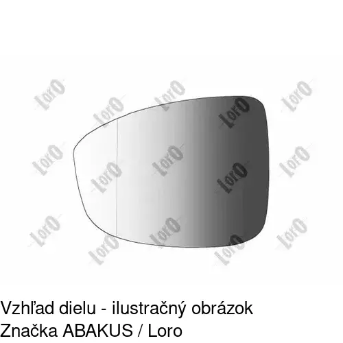 Vonkajšie zrkadlo 45X1524M /POLCAR/ - obr. 1