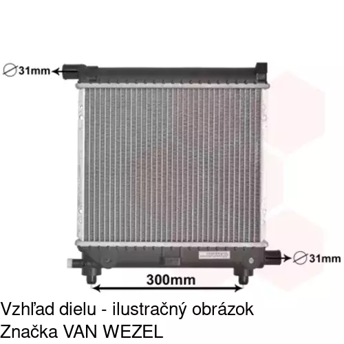 Chladiče vody 5001081X /POLCAR/ - obr. 3