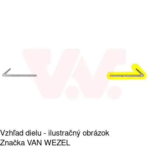 Lišta nárazníka 50020715 /POLCAR/