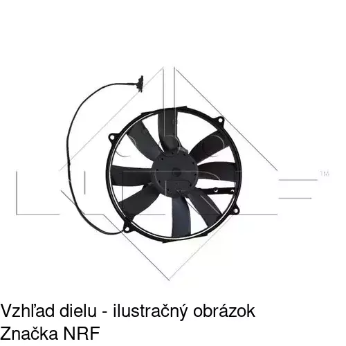Ventilátory chladičov 500223W2-Q /POLCAR/ - obr. 2