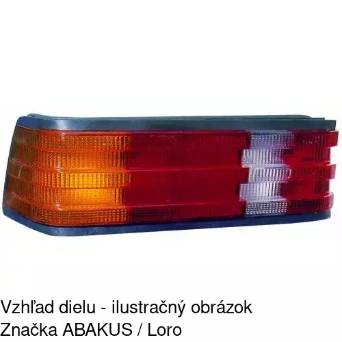 Zadné svetlo POLCAR 5002880E