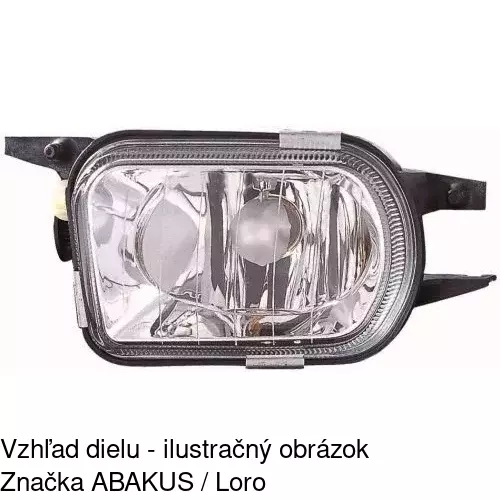 Hmlové svetlo - predné 5003292H /POLCAR/ - obr. 2