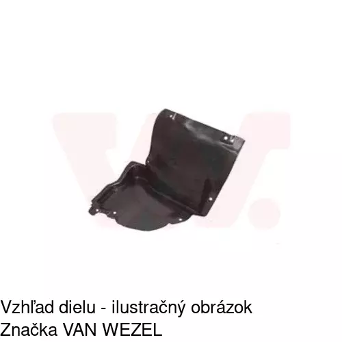 Podblatník (plast) 5003FL-1 /POLCAR/ - obr. 1