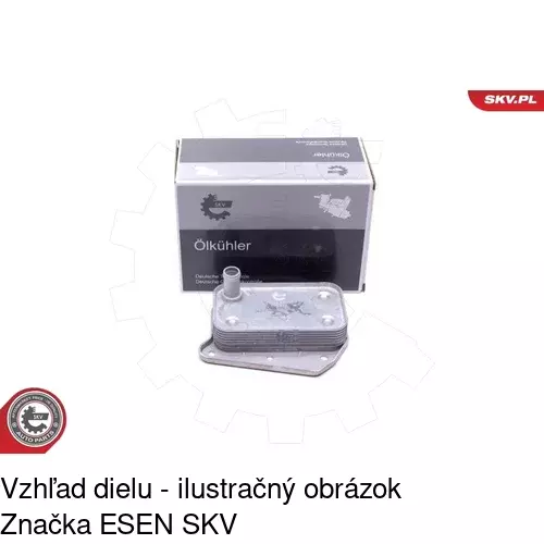 Chladiče oleja 5003L82X /POLCAR/ - obr. 4