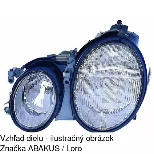 Hlavný reflektor POLCAR 500410-H