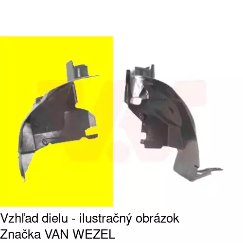 Podblatník (plast) 5005FL-1 /POLCAR/ - obr. 1