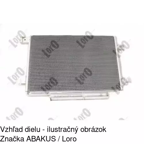 Chladiče klimatizácie 5006K8C2 /POLCAR/ - obr. 2