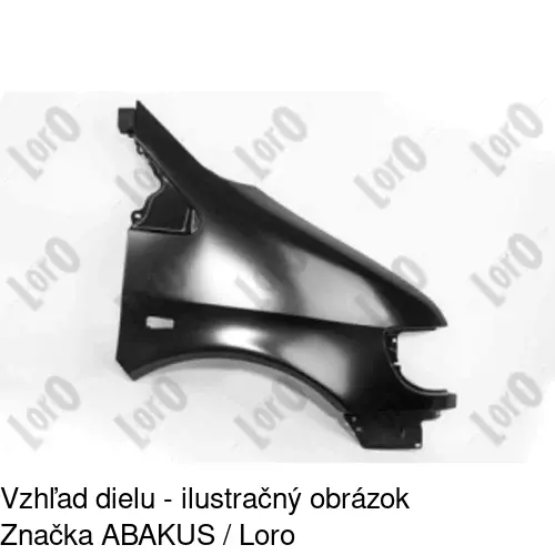 Predný blatník 501202 /POLCAR/ - obr. 1