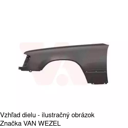 Predný blatník 501401-Q /POLCAR/ - obr. 1