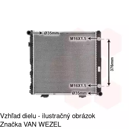 Chladiče vody 501408-6 /POLCAR/ - obr. 4