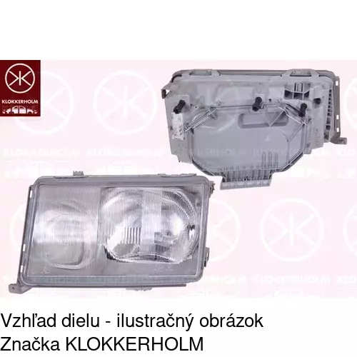 Hlavný reflektor 501410-E /POLCAR/ - obr. 3