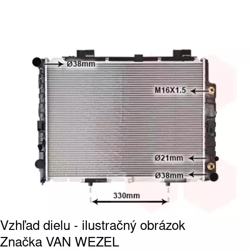 Chladiče vody 501508-4 /POLCAR/ - obr. 2