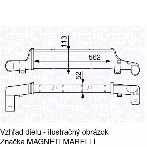 Chladiče vzduchu (Intercoolery) POLCAR 5015J8-4