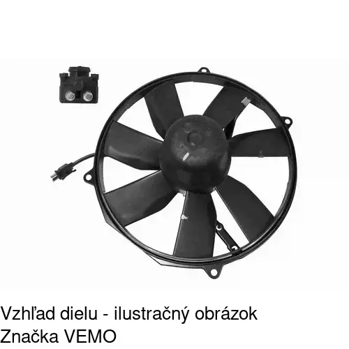 Ventilátory chladičov POLCAR 502423W1