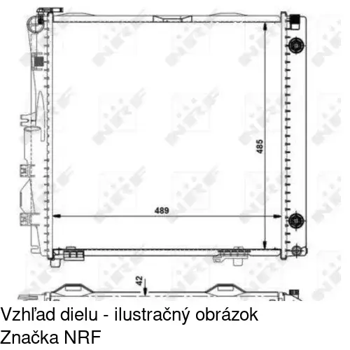 Chladiče vody 502608-1 /POLCAR/ - obr. 1