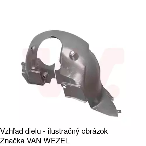 Podblatník (plast) 5040FL1T /POLCAR/ - obr. 1