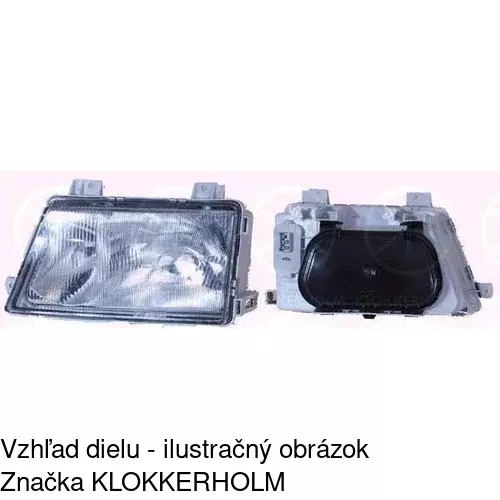 Hlavný reflektor 5062105E /POLCAR/ - obr. 2