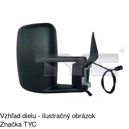 Vonkajšie zrkadlo 5062524E /POLCAR/ - obr. 1