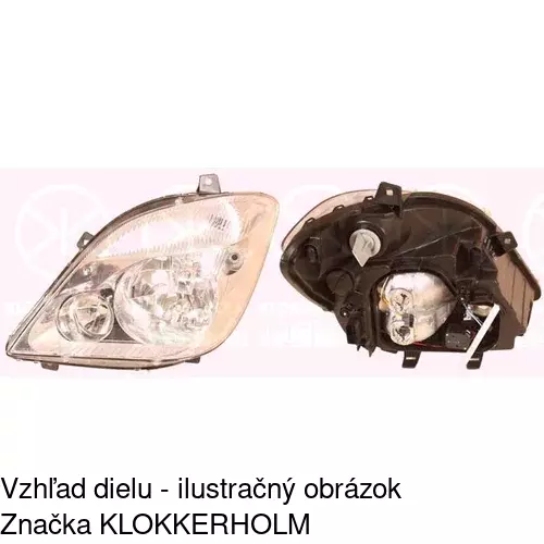 Hlavný reflektor 5065091H /POLCAR/ - obr. 2