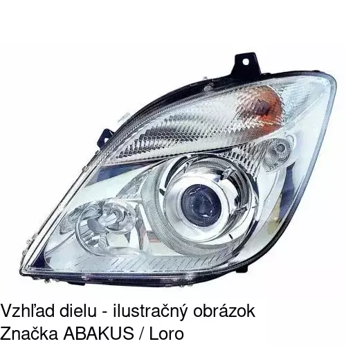 Hlavný reflektor POLCAR 5065092E