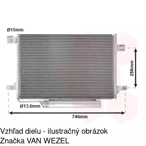 Chladiče klimatizácie 5065K82X /POLCAR/ - obr. 1