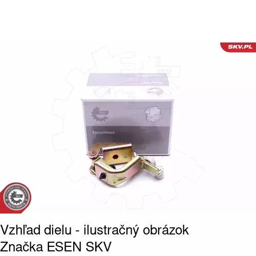 Vozík - kolieska pant posuvných dverí 5065Z-73 /POLCAR/ - obr. 2