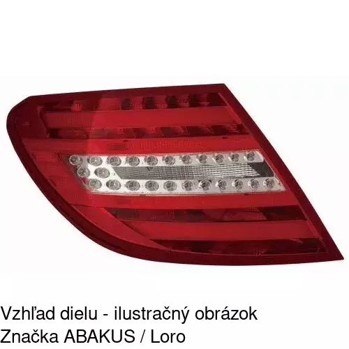 Zadné svetlo POLCAR 50D187-E
