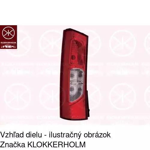 Zadné svetlo 50U1871E /POLCAR/ - obr. 1