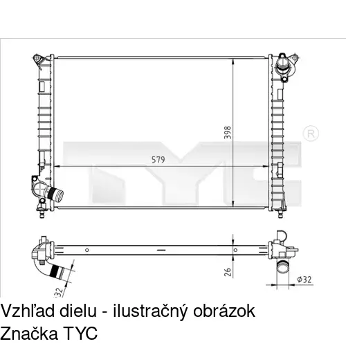 Chladiče vody 510108-3 /POLCAR/