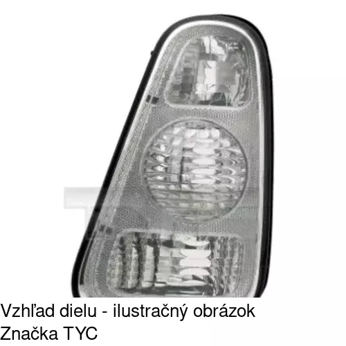 Zadné svetlo POLCAR 5101886E