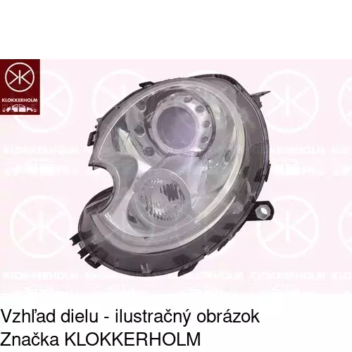 Hlavný reflektor 5102103E /POLCAR/ - obr. 1