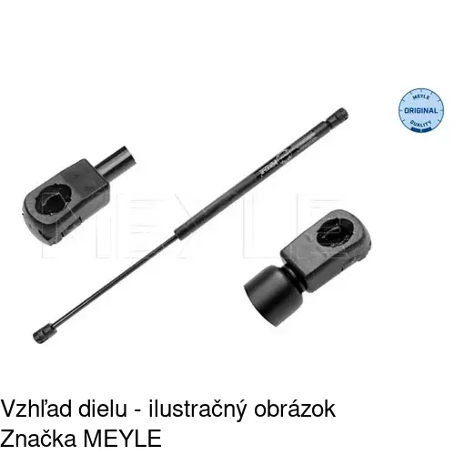 Plynová pružina 5201AB /POLCAR/ - obr. 4