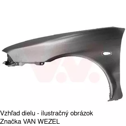Predný blatník POLCAR 521002