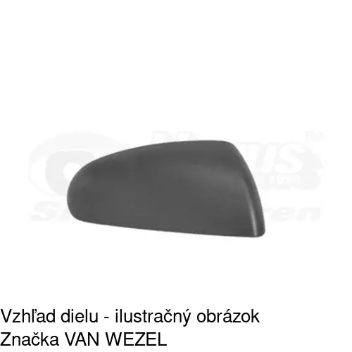 Rám vonkajšieho zrkadla 524155PM /POLCAR/ - obr. 2