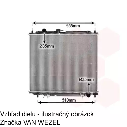 Chladiče vody 527208-5 /POLCAR/ - obr. 1