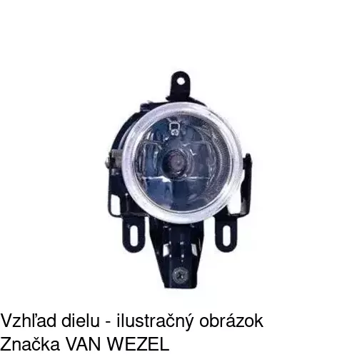 Hmlové svetlo - predné 527529-E /POLCAR/ - obr. 2