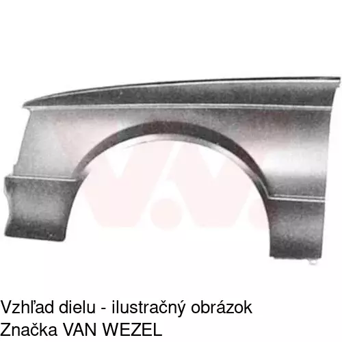 Predný blatník 550402 /POLCAR/ - obr. 1
