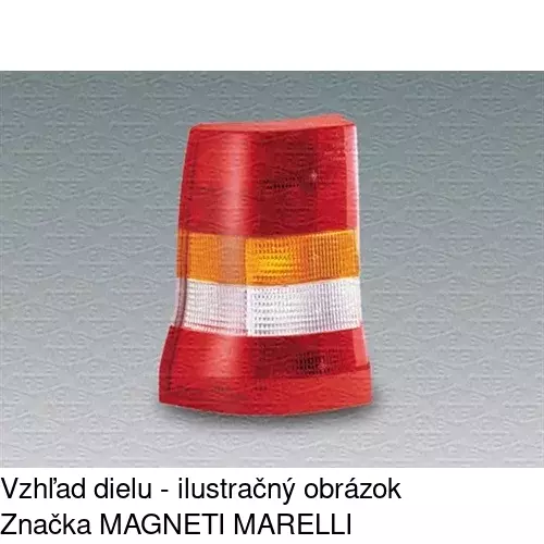 Zadné svetlo POLCAR 5507882E