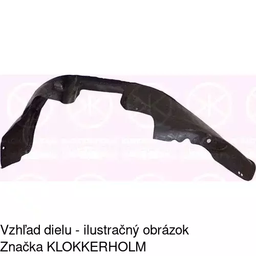 Podblatník (plast) 5507FL-1 /POLCAR/