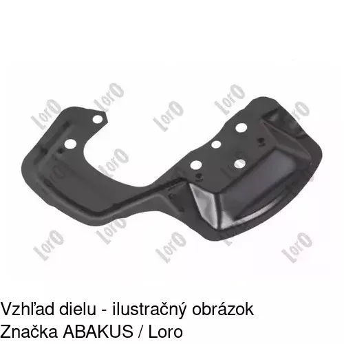 Brzdovy štít 5507OT-2 /POLCAR/ - obr. 2