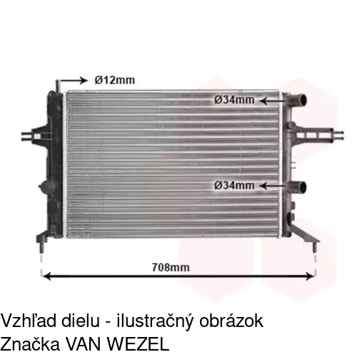 Chladiče vody 550808-9 /POLCAR/ - obr. 2