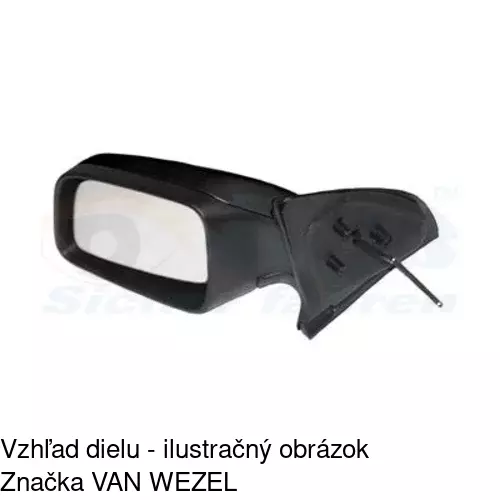 Rám vonkajšieho zrkadla 550854TE /POLCAR/ - obr. 1