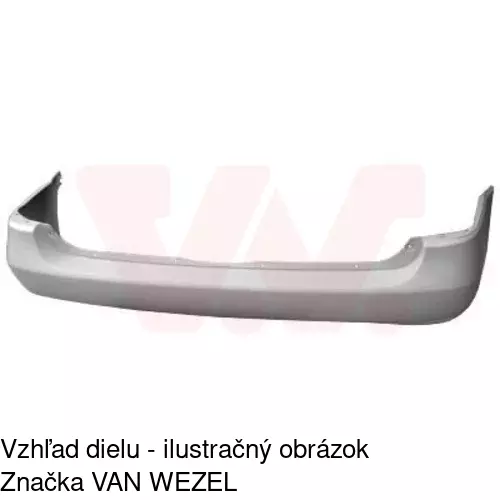 Zadný nárazník 550896-2 /POLCAR/ - obr. 1