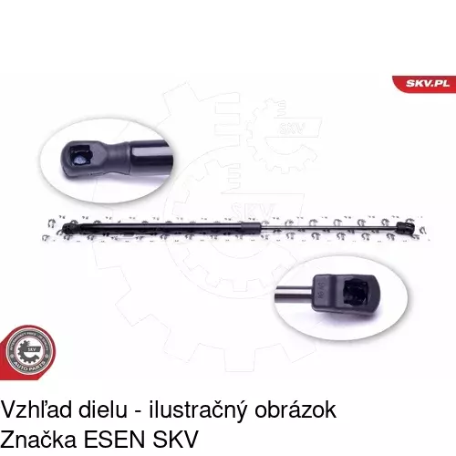 Plynová pružina 5508AB1D /POLCAR/ - obr. 5