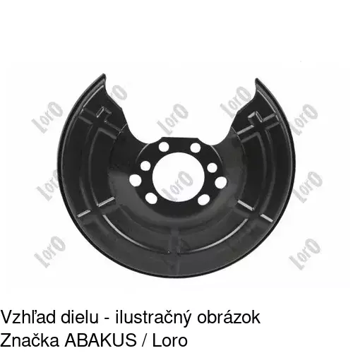 Brzdovy štít 5508OT50 /POLCAR/ - obr. 2