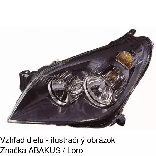 Hlavný reflektor 5509095E /POLCAR/ - obr. 3