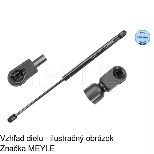 Plynová pružina 5509AB4 /POLCAR/ - obr. 2