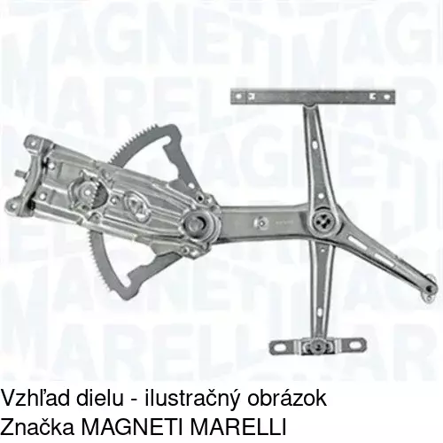 Mechanizmus sťahovania okna elektrický bez motora 5509PSG1 /POLCAR/ - obr. 1